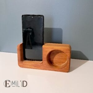 enceinte passive en bois pour téléphone portable