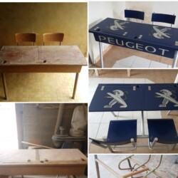 customisé peugeot Bureau peugeot, EmiliD up cycling relooking