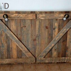 volets recyclés Tête de lit, by Emilid, création d'objet