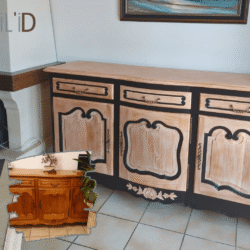 rénovation de meubles relooking mobilier buffet merisier