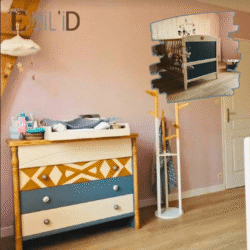 rénovation de meubles relooking mobilier chambre enfant