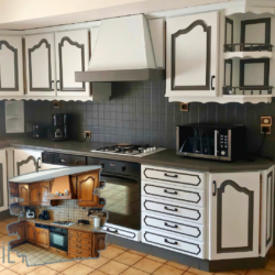 rénovation de meubles relooking mobilier cuisine relookée
