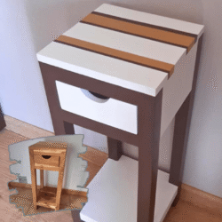 rénovation de meubles relooking mobilier table d'appoint