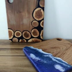 bois et résine Planches apéro, Création de mobilier Relooking