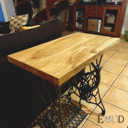 massif pour singer plateau chêne massif, singer EmiliD