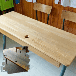 rénovation de meubles relooking mobilier bureau d'écolier
