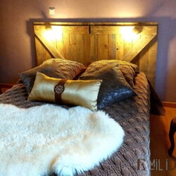 en volets, éclairée Tête de lit, by Emilid, création d'objet